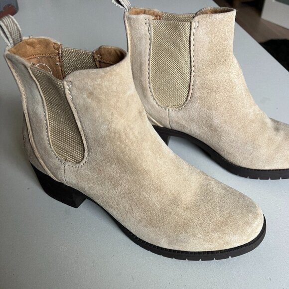 Hush Puppies Waterproof Suede Booties - Picture 1 of 5